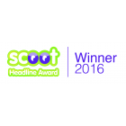Scoot Headline Award winner 2016 logo